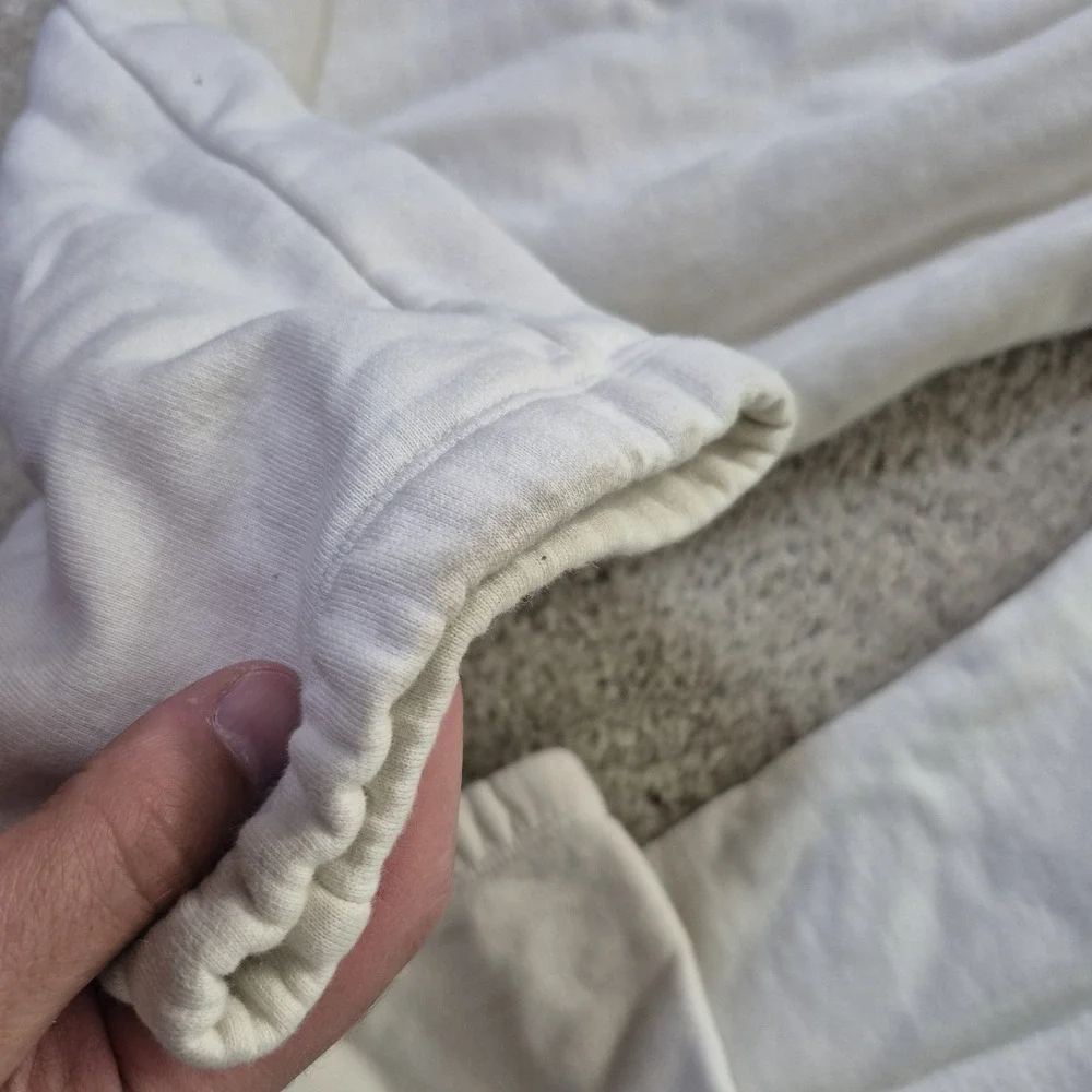 Outerknown Second Spin Sweatpants Mens XL White Heavyweight Athleisure Gym Run